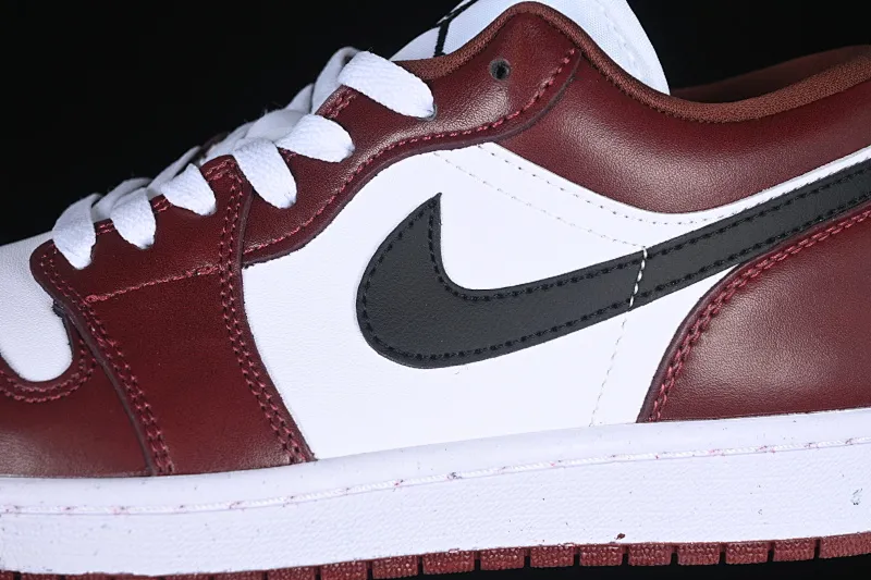 All categories Air Jordan Jordan series basketball shoes Air Jordan 1 Low Air Jordan 1 Low AJ1 Joe 1 white wine red low-top cultural casual sneakers HF3148-102